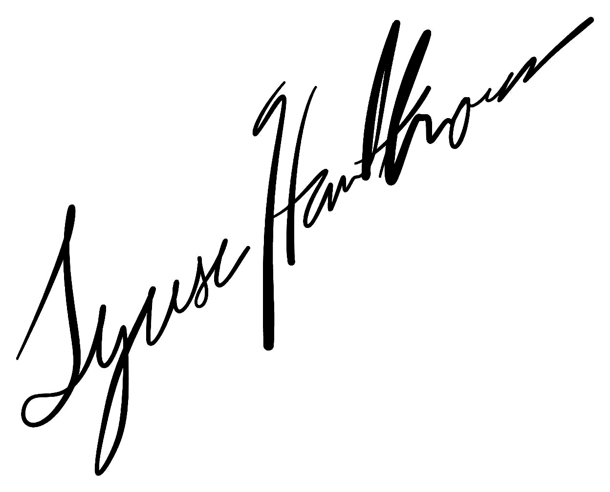 Tyrese Hawthorne signature